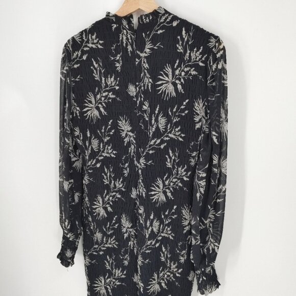 Dynamite Smocked Long Sleeve Dress - Picture 5 of 7